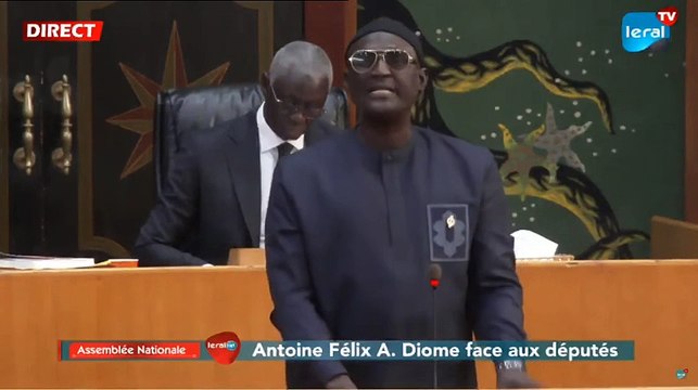 Assemblée nationale : Antoine Félix Abdoulaye DIOME Ministre du Pétrole et des Energies FACE AUX DEPUTES