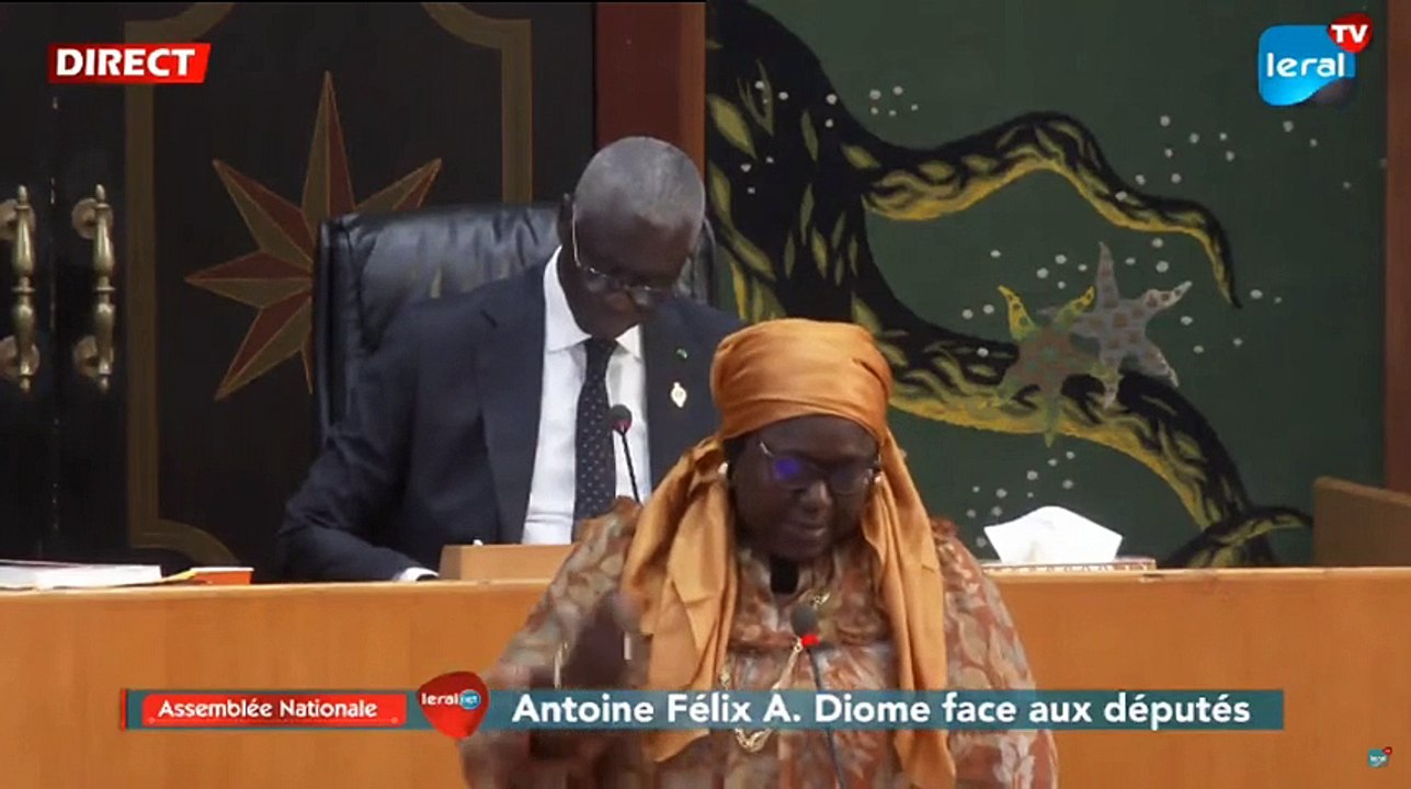 Assemblée nationale : Antoine Félix Abdoulaye DIOME Ministre du Pétrole et des Energies FACE AUX DEPUTES