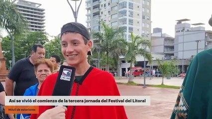 Así se vivió el comienzo de la tercera jornada del Festival del Litoral