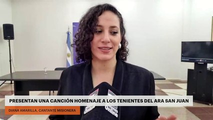 ARTISTA MISIONERA PRESENTA UNA CANCIÓN HOMENAJE A LOS TENIENTES DEL ARA SAN JUAN