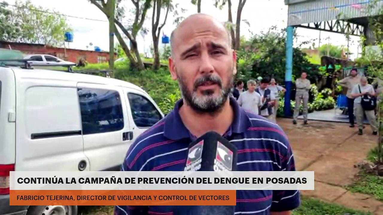 CONTINÚA LA CAMPAÑA DE PREVENCIÓN DEL DENGUE EN POSADAS