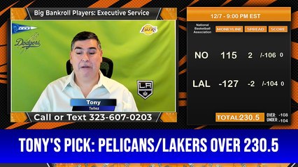 Predictive Modeling— NFL NBA Picks Tonys Picks 12-7-2023