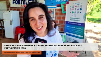 ESTABLECIERON PUNTOS DE VOTACIÓN PRESENCIAL PARA EL PRESUPUESTO PARTICIPATIVO 2023