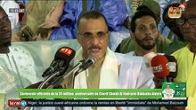 Cérémonie officielle de la 35 édition  anniversaire de Cherif Cheikh Al Hadramé Bakhaïda Aïdara TELE