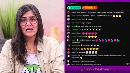 A FAZENDA 15: COMENTANDO A LAVAÇÃO DE ROUPA SUJA