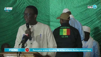 En Direct- Le Premier Ministre Amadou BA rencontre les  acteurs socio-économiques du département de Pikine