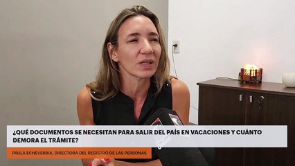 ¿Qué documentos se necesitan para salir del país en vacaciones y cuánto demora el trámite?