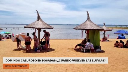 Domingo caluroso en Posadas: ¿cuándo vuelven las lluvias?