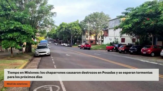 Tiempo en Misiones: los chaparrones causaron destrozos en Posadas y se esperan tormentas para los próximos días