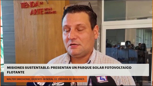 MISIONES SUSTENTABLE: PRESENTAN UN PARQUE SOLAR FOTOVOLTAICO FLOTANTE