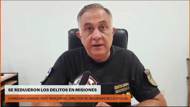 Se redujeron los delitos en Misiones