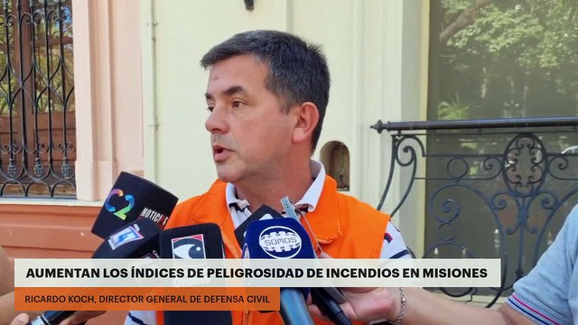 AUMENTAN LOS ÍNDICES DE PELIGROSIDAD DE INCENDIOS EN MISIONES