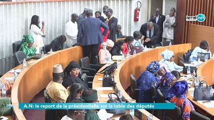 A.N: le report de la présidentielle sur la table des députés