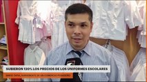 SUBIERON 120% LOS PRECIOS DE LOS UNIFORMES ESCOLARES