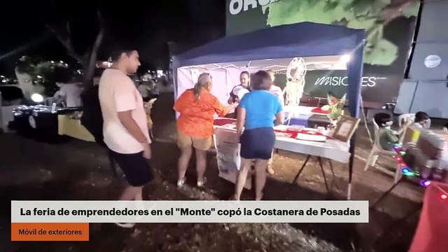 La feria de emprendedores en el Monte copó la Costanera de Posadas