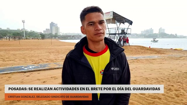 Posadas | Se realizan actividades en El Brete por el Día del Guardavidas