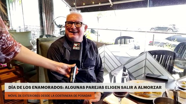 Día de los enamorados: algunas parejas eligen salir a almorzar