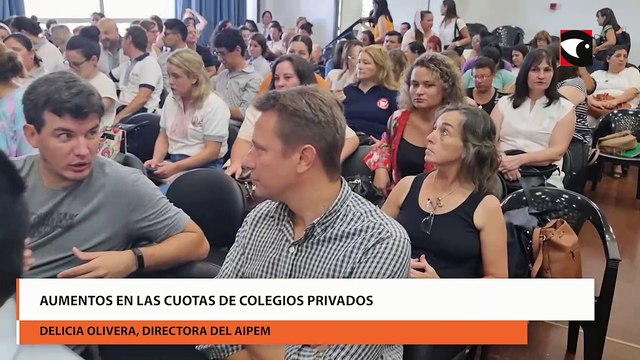 Aumentos en las cuotas de colegios privados