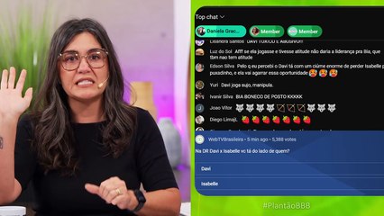 BBB24: AMIZADE TÓXICA? DAVI x ISABELLE E TAPA NO GRILO DIVIDEM A WEB; BIA INCOMODA NA FESTA