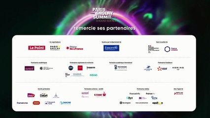 Conférences Paris-Saclay Summit Choose Science - Jour 2 - Matinée - Salle Marie Curie