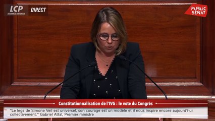 Constitutionnalisation de l'IVG : intervention de Cécile Cukierman au Congrès