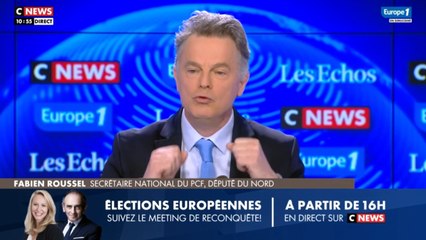 Fabien Roussel invité du Grand Rendez-Vous CNEWS - Europe 1 - Les Echos
