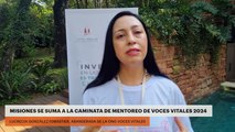 Misiones se suma a la Caminata de Mentoreo de Voces Vitales 2024 que se realiza en toda Latinoamérica