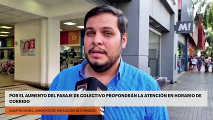 Por el aumento del pasaje de colectivo propondrán la atención en horario de corrido