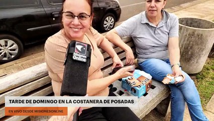TARDE DE DOMINGO EN LA COSTANERA DE POSADAS