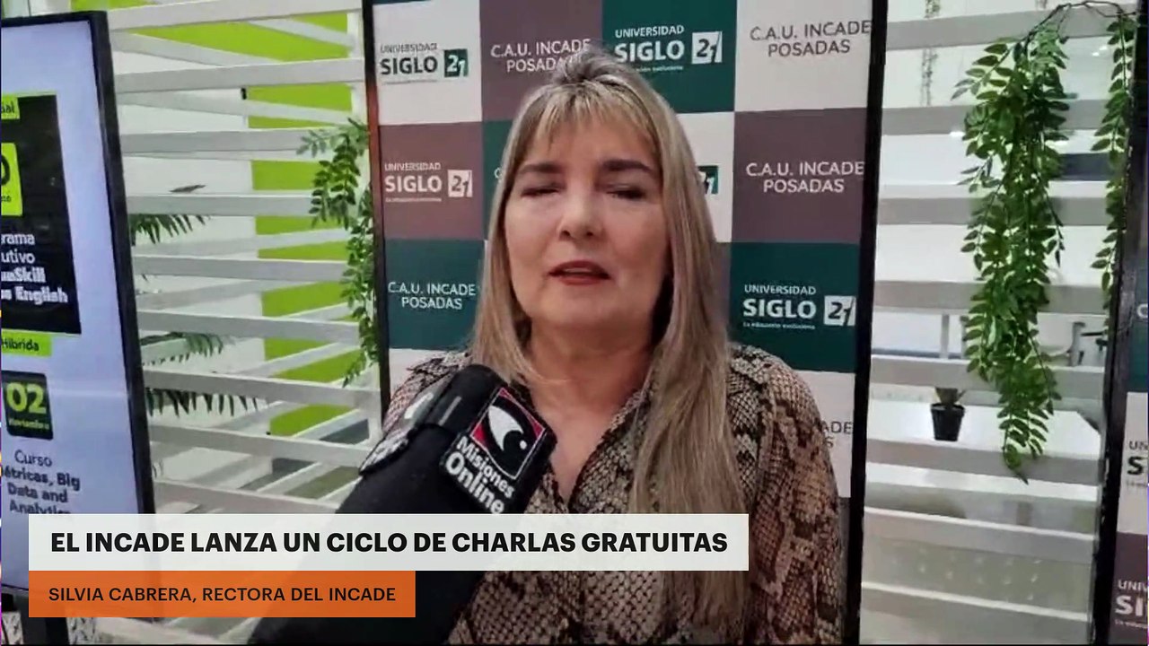 EL INCADE LANZA UN CICLO DE CHARLAS GRATUITAS