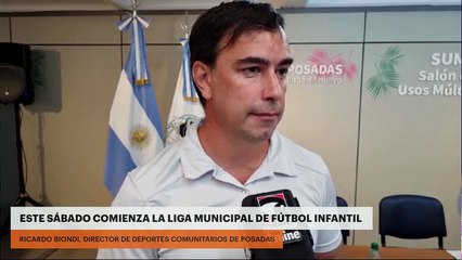 ESTE SÁBADO COMIENZA LA LIGA MUNICIPAL DE FÚTBOL INFANTIL