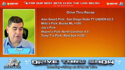 Live Free NBA NCAAB MLB Picks Drive Thru Show 3-28-2024