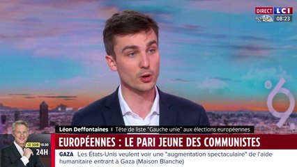 Léon Deffontaines invité de la matinale de LCI