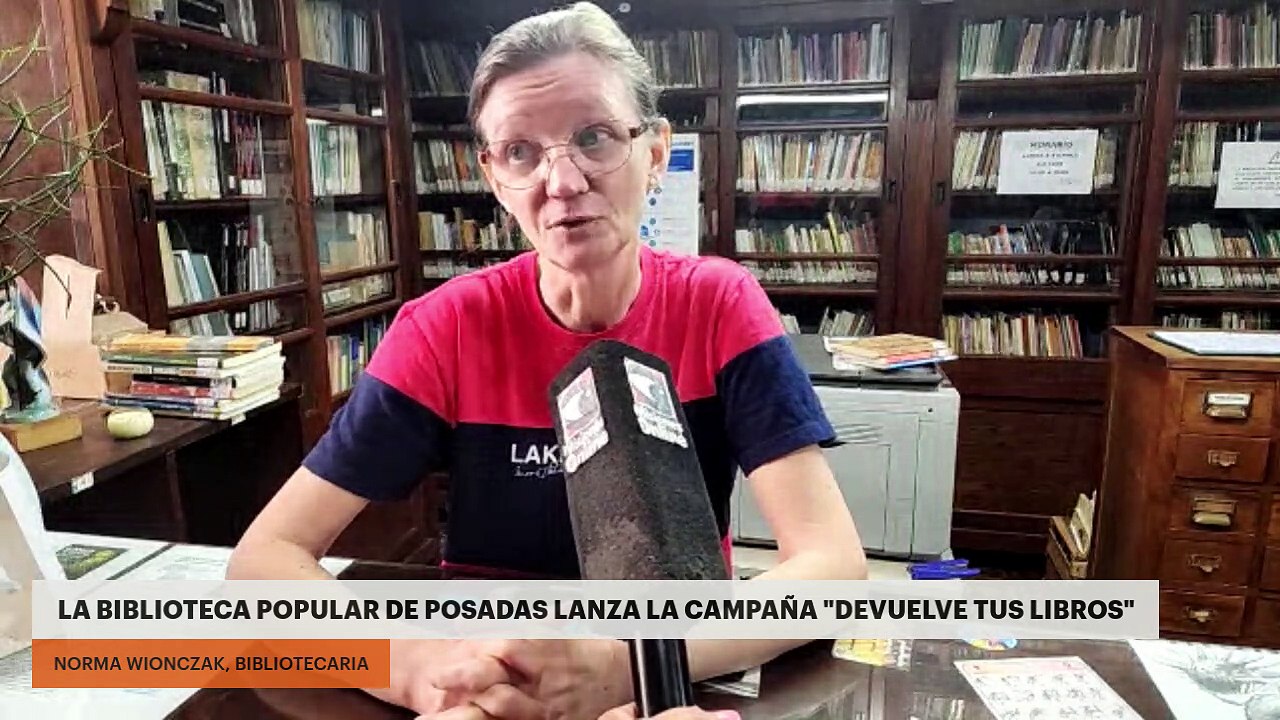 La biblioteca popular de Posadas lanza la campaña "Devuelve tus libros ...