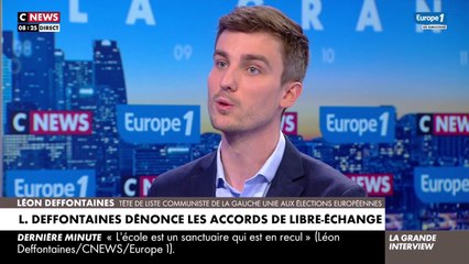 Léon Deffontaines invité de la matinale de CNEWS