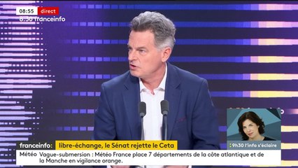 Fabien Roussel invité de la matinale de Franceinfo