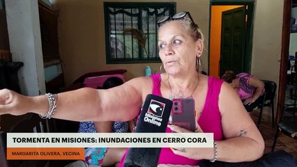 Tormenta en Misiones: Inundaciones en Cerro Cora