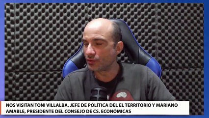 Charlas en picada: Nos visitan Toni Villalba, jefe de Política del El Territorio y Mariano Amable, presidente del Consejo de Cs. Económicas