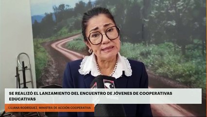 SE REALIZÓ EL LANZAMIENTO DEL ENCUENTRO DE JÓVENES DE COOPERATIVAS EDUCATIVAS