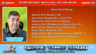 Live Free NBA MLB Picks Drive Thru Show 5-13-2024