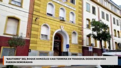 "Bautismo" del Roque González casi termina en tragedia: ocho menores fueron demorados