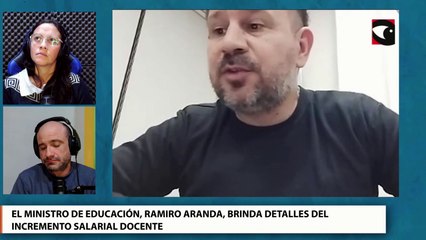Ramiro Aranda, ministro de Educación, brinda detalles del incremento salarial docente