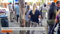 Conflicto Salarial | Trabajadores de Emsa protestan frente a la empresa