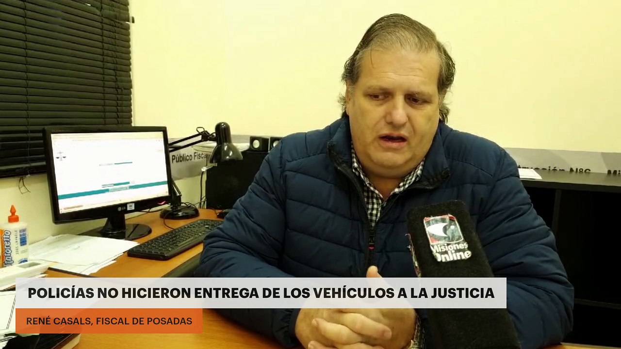 Policías no hicieron entrega de los vehículos a la Justicia como lo habían ordenado