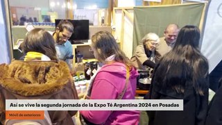 Así se vive la segunda jornada de la Expo Té Argentina 2024 en Posadas