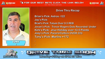 Live Free NBA MLB Picks Drive Thru Show 5-27-2024