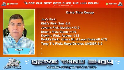 Live Free MLB WNBA NHL Picks Drive Thru Show 5-31-2024