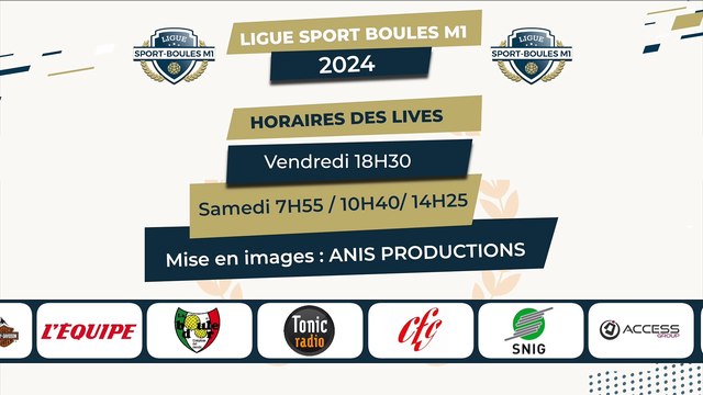 Ligue Sport-Boules M1 2024 - Etape 9 - Villefranche-sur-Saône - Partie 3