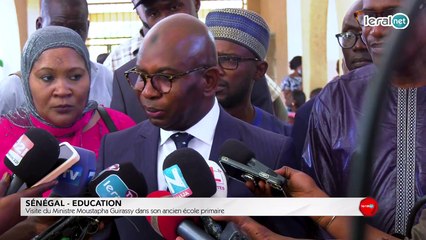 Le ministre de l'Éducation nationale revisite son école primaire à Médina 3