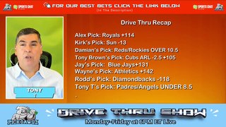 Live Free MLB WNBA Picks Drive Thru Show 6-4-2024